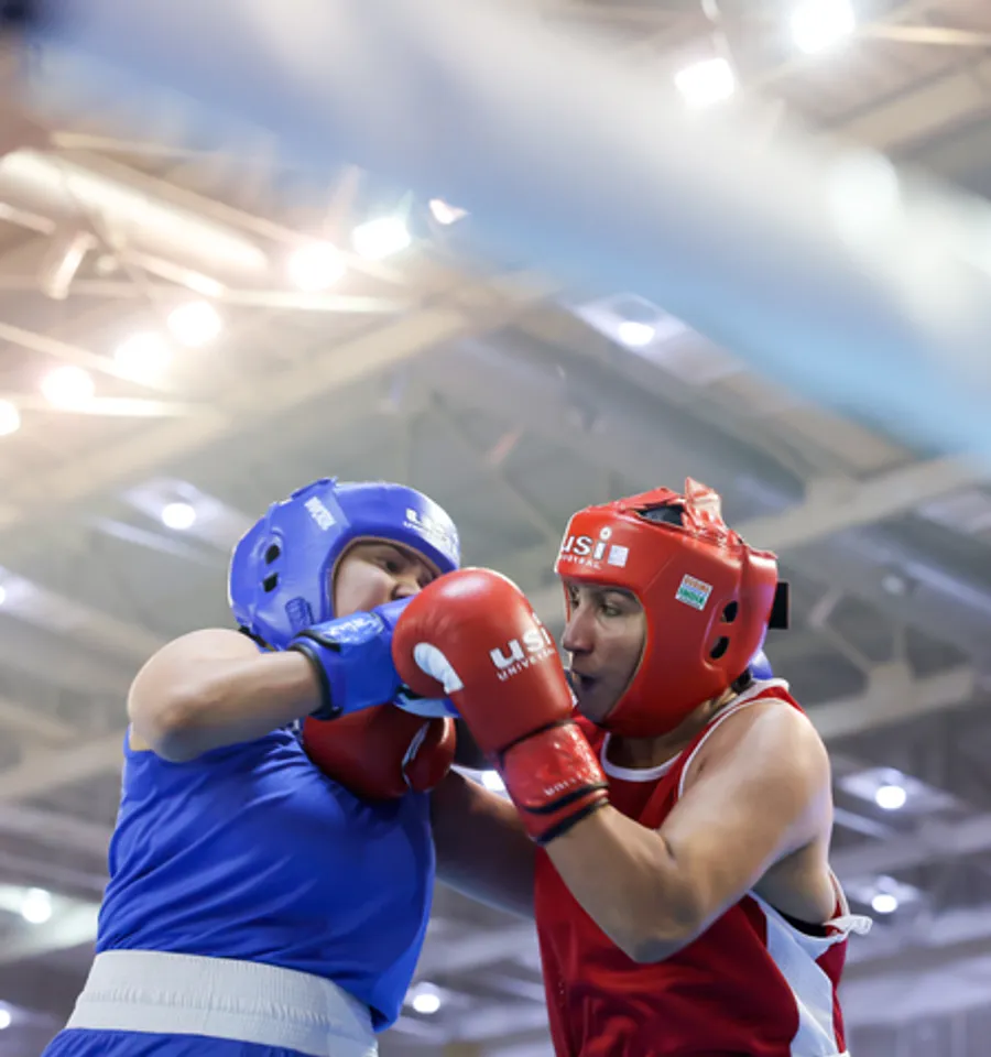 Pooja Rani and Jadumani Singh win easily; Lovlina Borgohain and Amit Panghal made to work hard in the Elite Men and Women National Boxing Championships  Photo credit: BFI