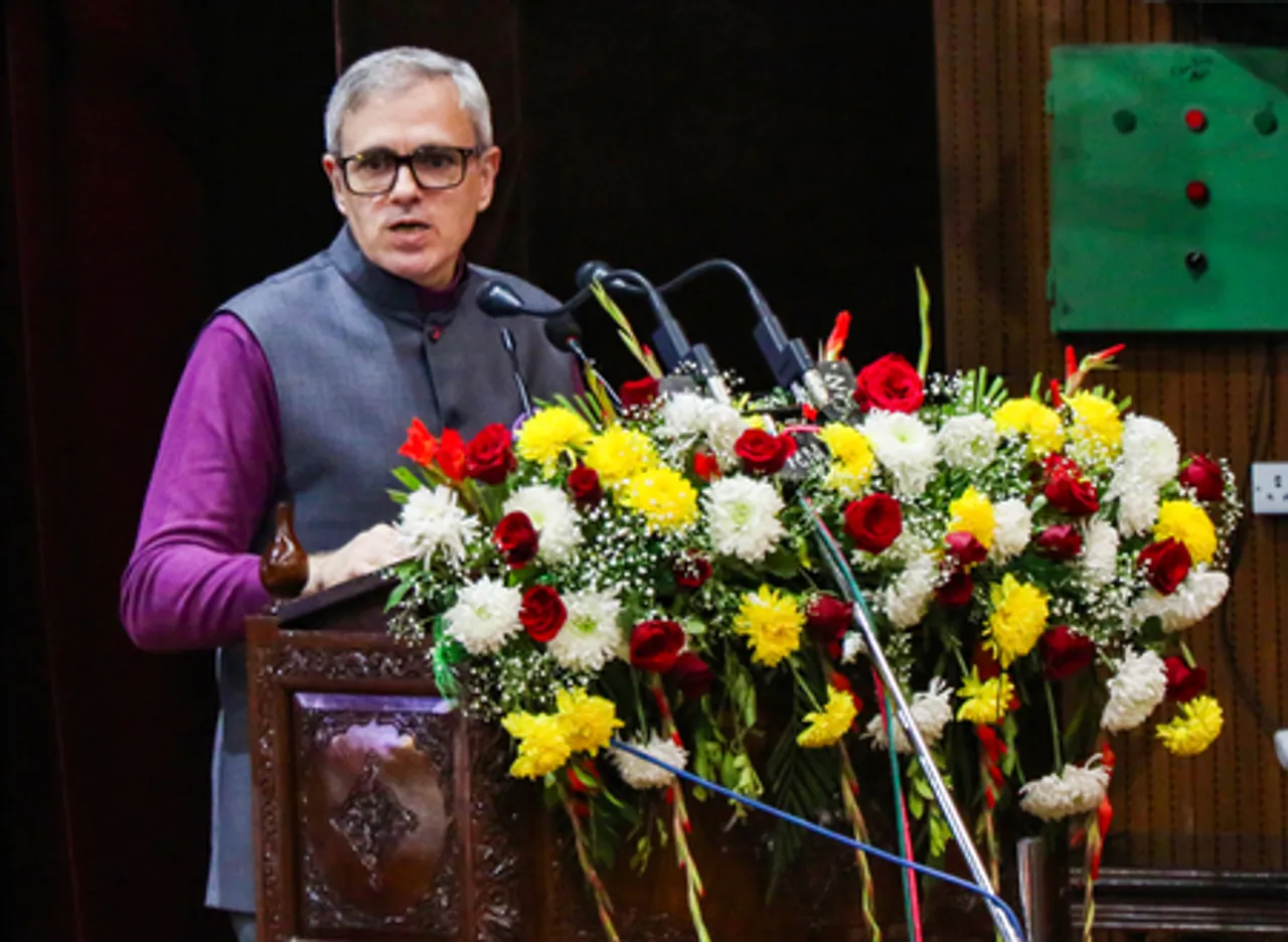 Jammu: Omar Abdullah at JK e-Pathshala Launch