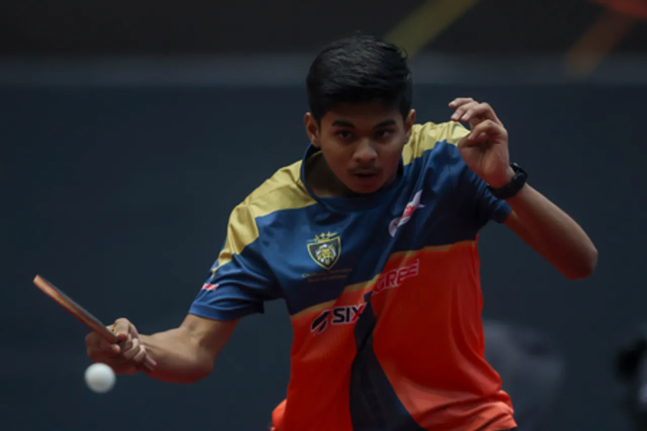 Tanishka Kalbhairav, Parth Magar, Shankhadip Das qualify for main draw in the World Table Tennis (WTT) Feeder Series 2026 at the SAMA Indoor Sports Complex in Vadodara on Thursday. Photo credit: UTT