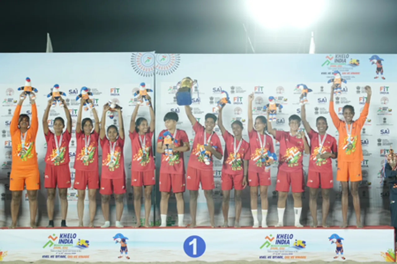 Kerala men, Odisha women retain gold medals in Beach Soccer; Madhya Pradesh top standings in the second edition of the Khelo India Beach Games (KIBG) 2026 at the Ghoghla Beach in Diu on Friday. Photo credit: KIBG 2026