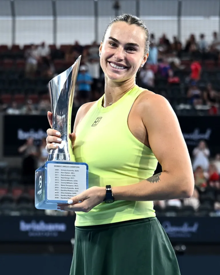 Sabalenka defends Brisbane International crown, clinches 22nd career WTA title