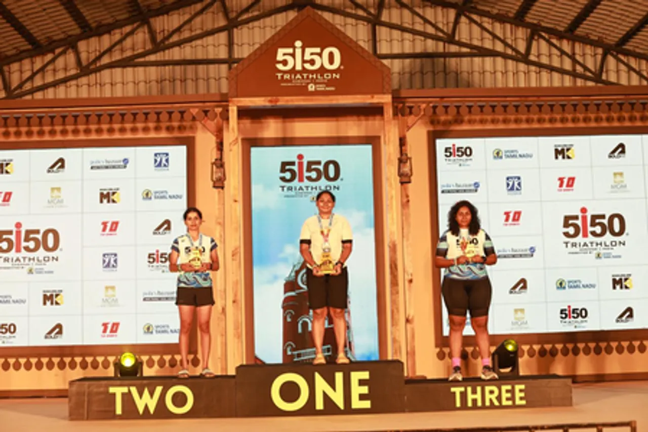 Indians steal show at inaugural 5i50 Triathlon Chennai 2026