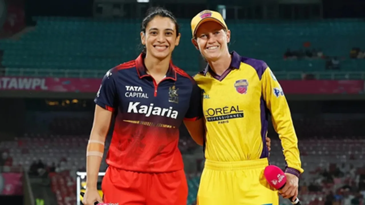 Gautami Naik comes in for Prema as RCB elect to bowl against UP Warriorz in Match 5 of Women's Premier League (WPL) 2026 at the Dr DY Patil Stadium in Navi Mumbai on Monday. Photo credit: BCCI