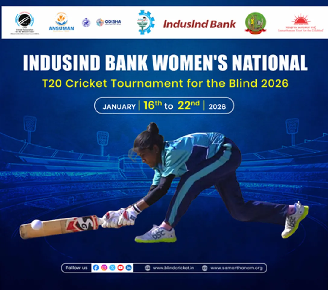Bhubaneswar to host Women’s National T20 Cricket Tournament for the Blind 2026 from January 17