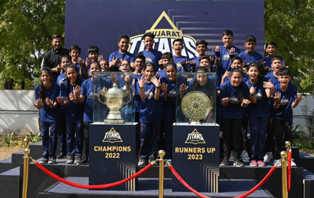Gujarat Titans to roll out Junior Titans programme in five cities starting from Saturday. Photo credit: Gujarat Titans