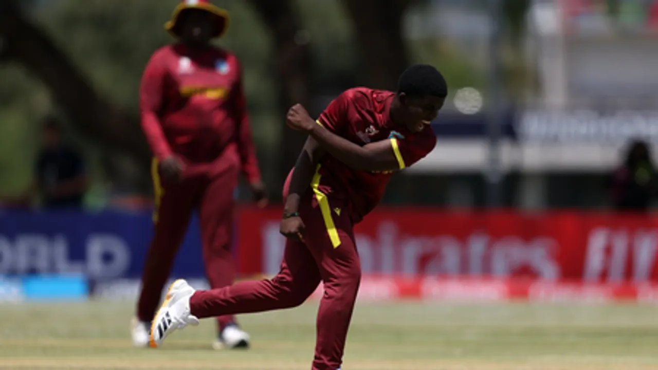 West Indies make winning start with win over Tanzania in the ICC Men's Under-19 Cricket World Cup at the High-Performance Oval in Windhoek, Namibia, on Thursday. Photo credit: ICC.