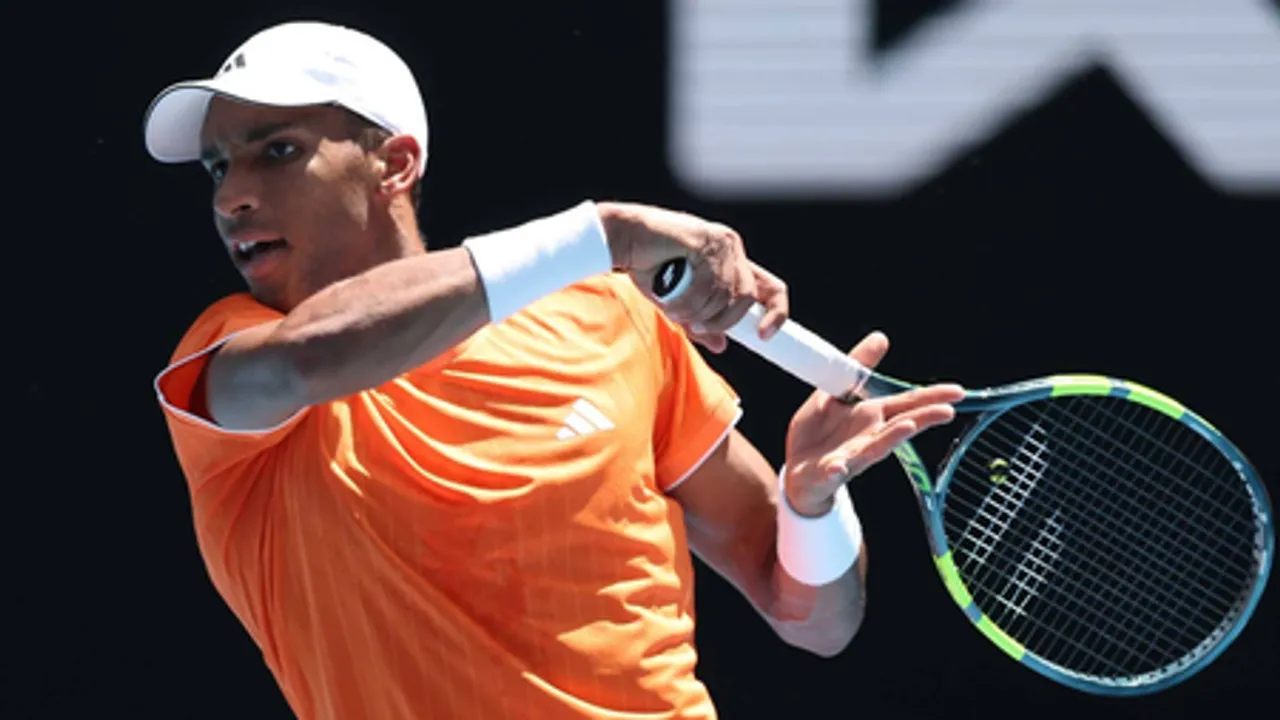 Aus Open: Auger-Aliassime retires in first game; Pegula cruises into second round
