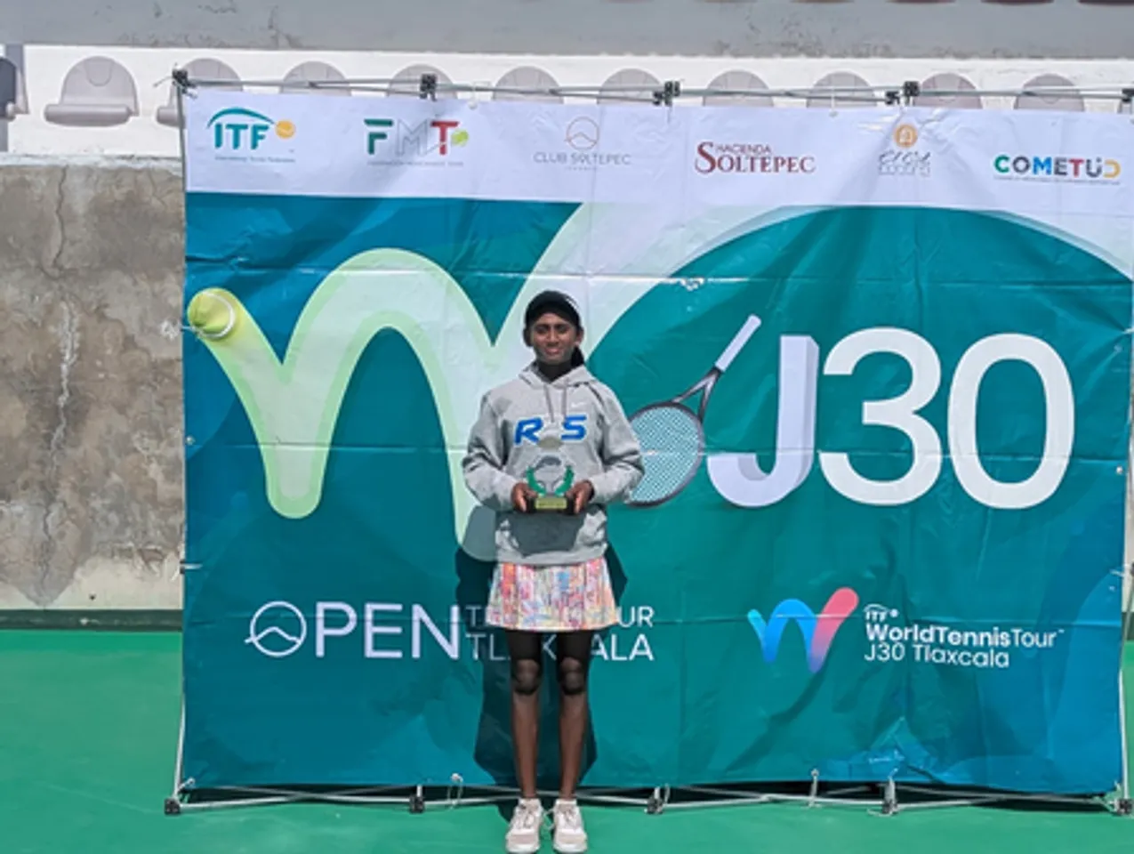 India’s Srishti Kiran clinches the ITF World Tennis Tour Juniors J30 title in Mexico (Credit: ITF)
