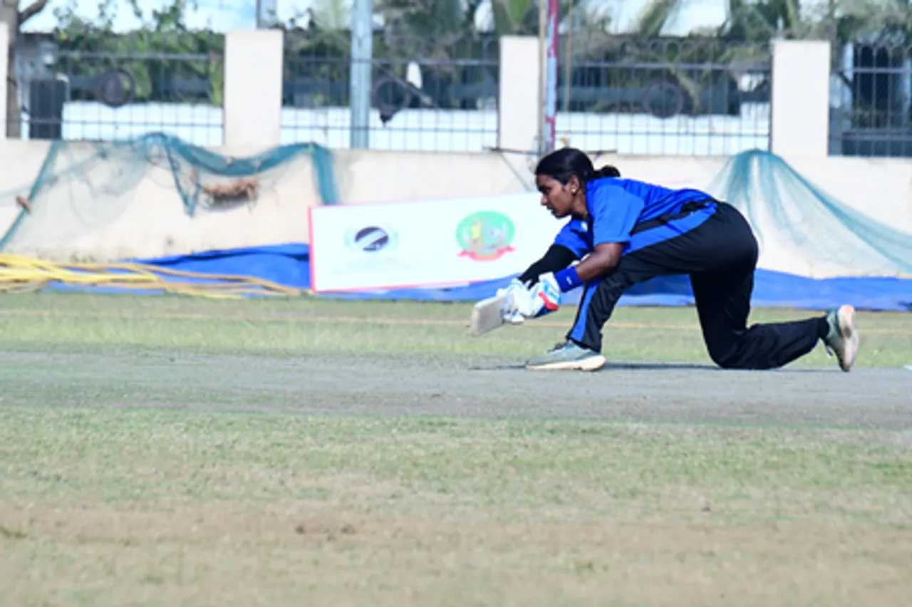 Madhya Pradesh, Odisha, Andhra Pradesh, Karnataka, West Bengal secure their places in the quarterfinals of the Women’s National Cricket Tournament for the Blind 2026 across venues in Cuttack, Bhubaneswar, and Khordha.in Odisha on Monday. Photo credit: CABI