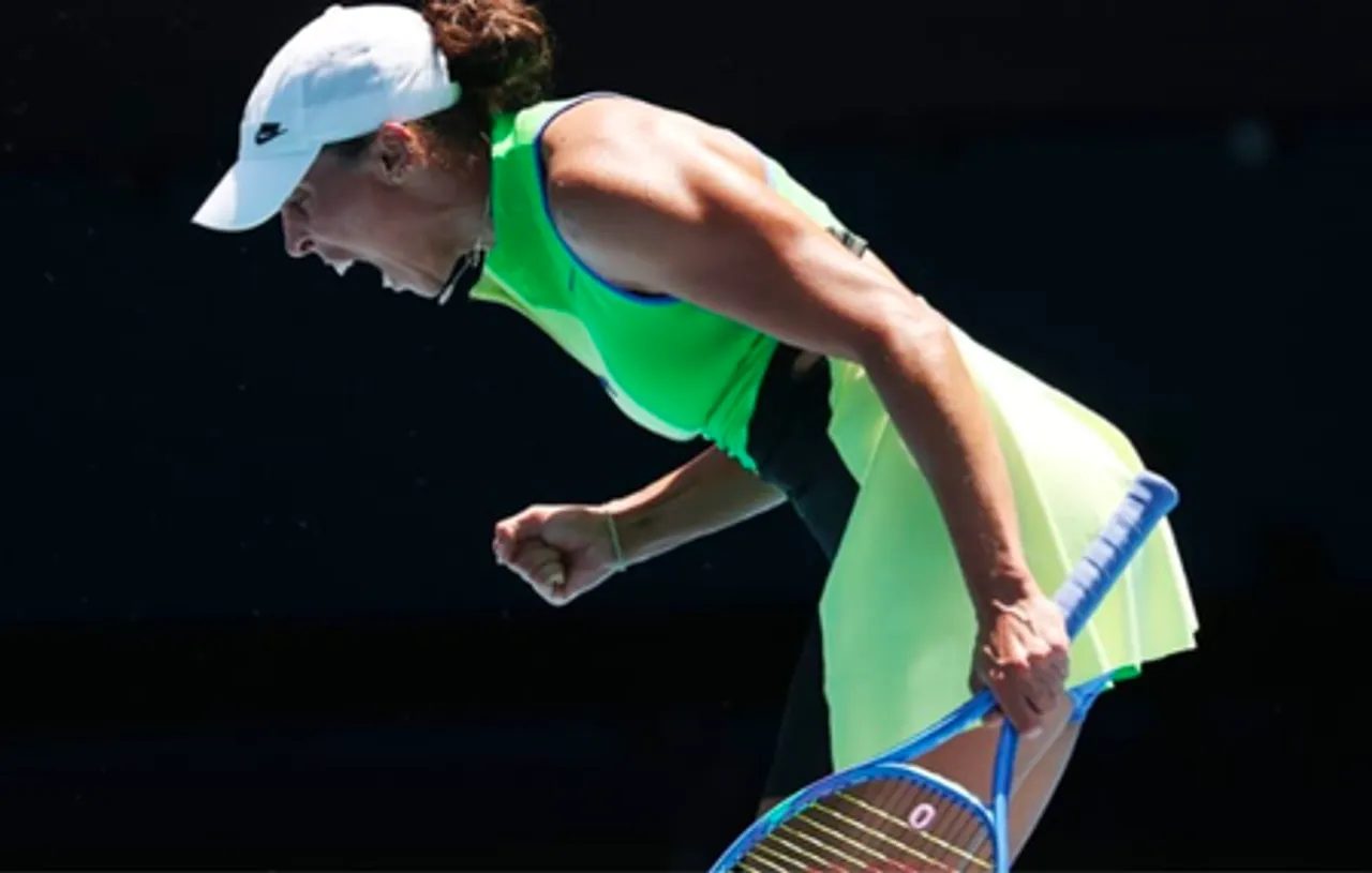 Aus Open: Defending champ Keys survives Oliynykova scare to reach second round