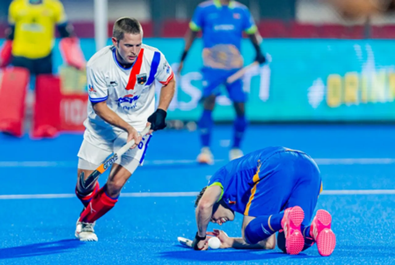 Soorma Hockey Club hand table-toppers Kalinga Lancers their first defeat in Match 26 of the Men’s Hockey India League (HIL) 2025-26 season at the Kalinga Hockey Stadium in Bhubaneswar on Tuesday. Photo credit: Hockey India