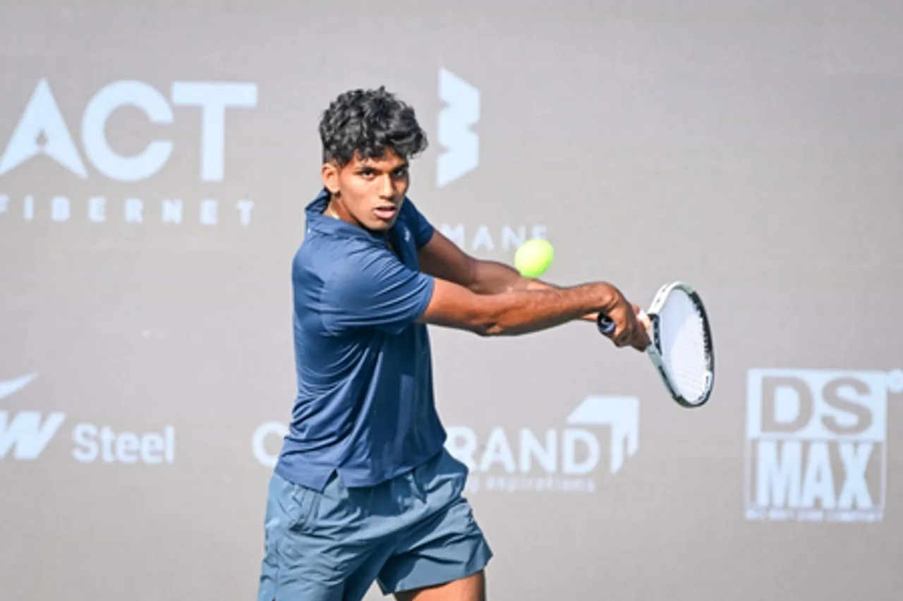 Indian teen Manas Dhamne to face eighth seed Rio Noguchi in first round of ATP Delhi Open 2026 at the DLTA Complex in New Delhi on Saturday. Photo credit: DLTA