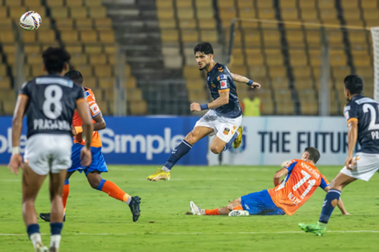 Debutants Inter Kashi hold Super Cup champions FC Goa to earn first point on the opening day of Indian Super League 2025-26 at the PJN Stadium in Fatorda, Goa, on Saturday. Photo credit:  AIFF