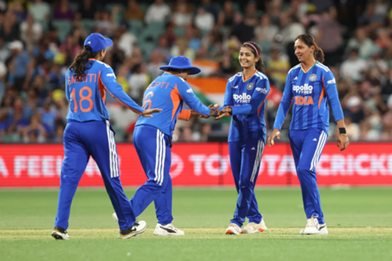 Smriti Mandhana, Jemimah Rodrigues shine as India beat Australia by 17 runs in 3rd match, seal series 2-1 at the Adelaide Oval in Adelaide on Saturday. Photo credit: BCCI Women