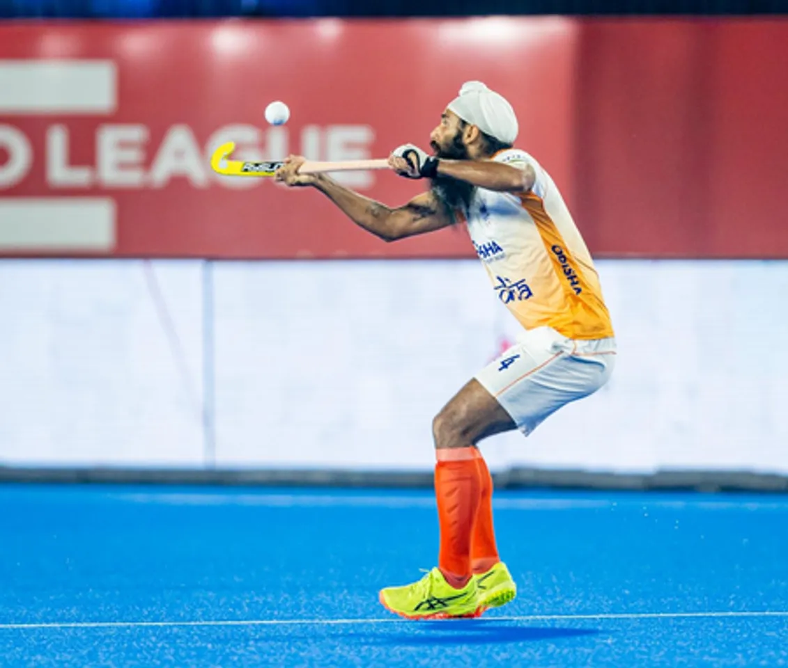 Hockey India congratulates defender Jarmanpreet Singh on completing 150 international caps