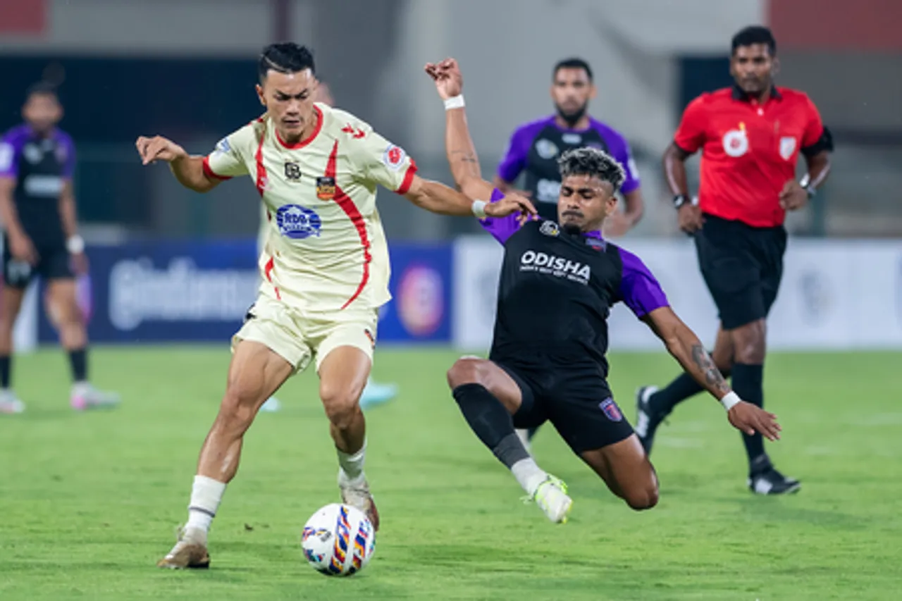 Odisha, Inter Kashi share points in the Indian Super League 2025-26 in Bhubaneswar on Tuesday. Photo credit: AIFF