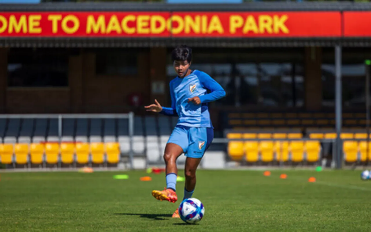 One step ahead: Sangita Basfore dreams giant leap from Asia to the World (Credit: AIFF)