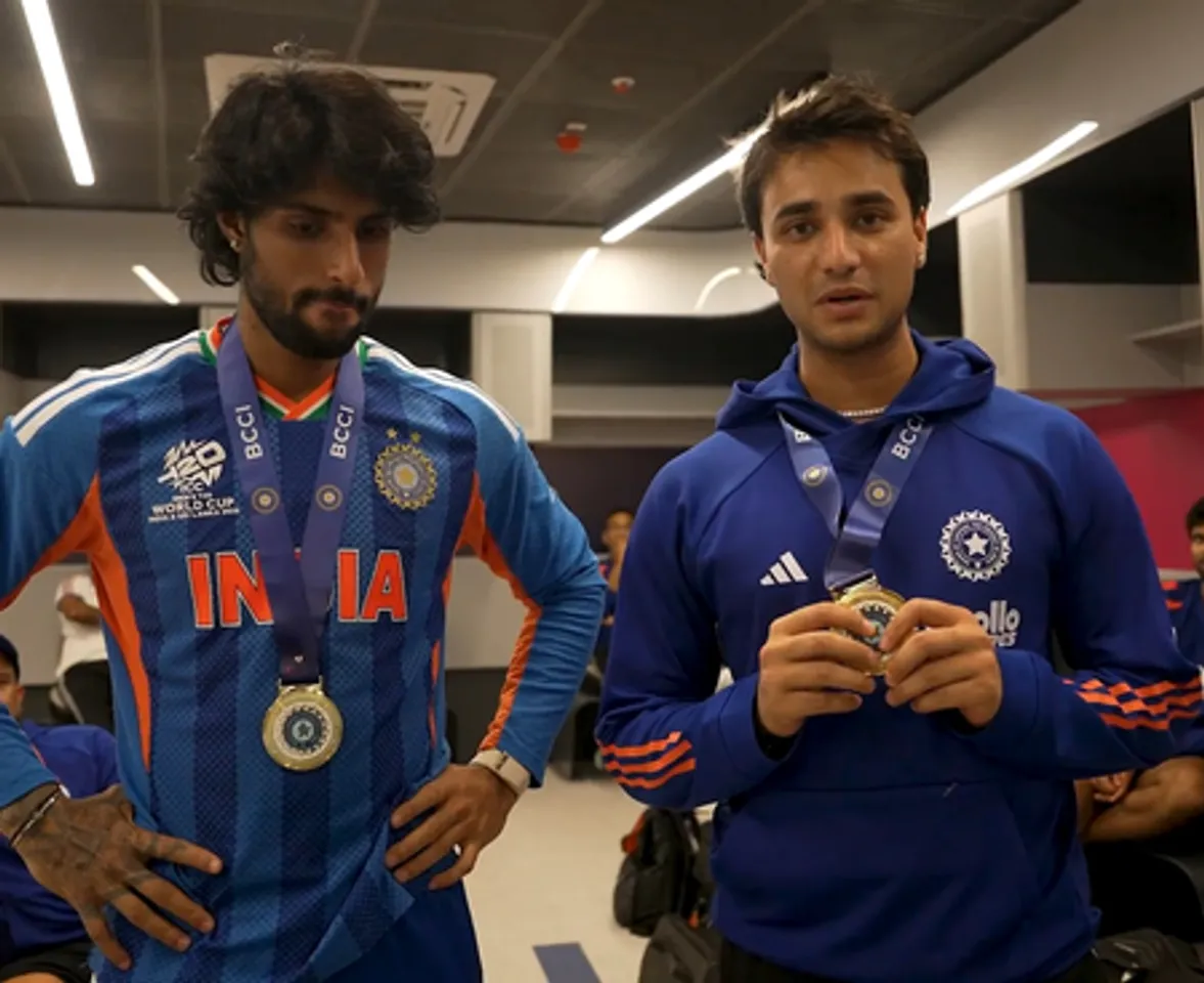 T20 WC: Abhishek, Tilak bag 'Impact Player of the Match' titles, BCCI shares video of dressing room