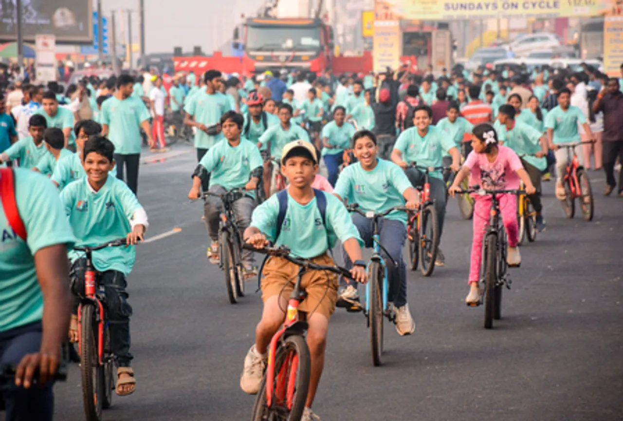 Fit India Sundays in Visakhapatnam