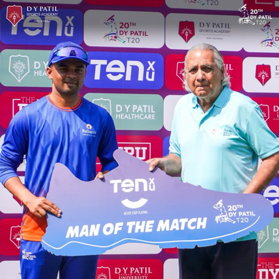 Danish Malewar fifty powers Reliance to thrilling one-run win over Bank of Baroda in the 20th DY Patil T20 Cup at the DY Patil Stadium in Navi Mumbai on Monday. Photo credit: DY Patil Sports  Academy