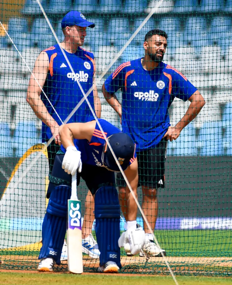 Mumbai: India Practice Session Ahead of T20 World Cup Clash Against England