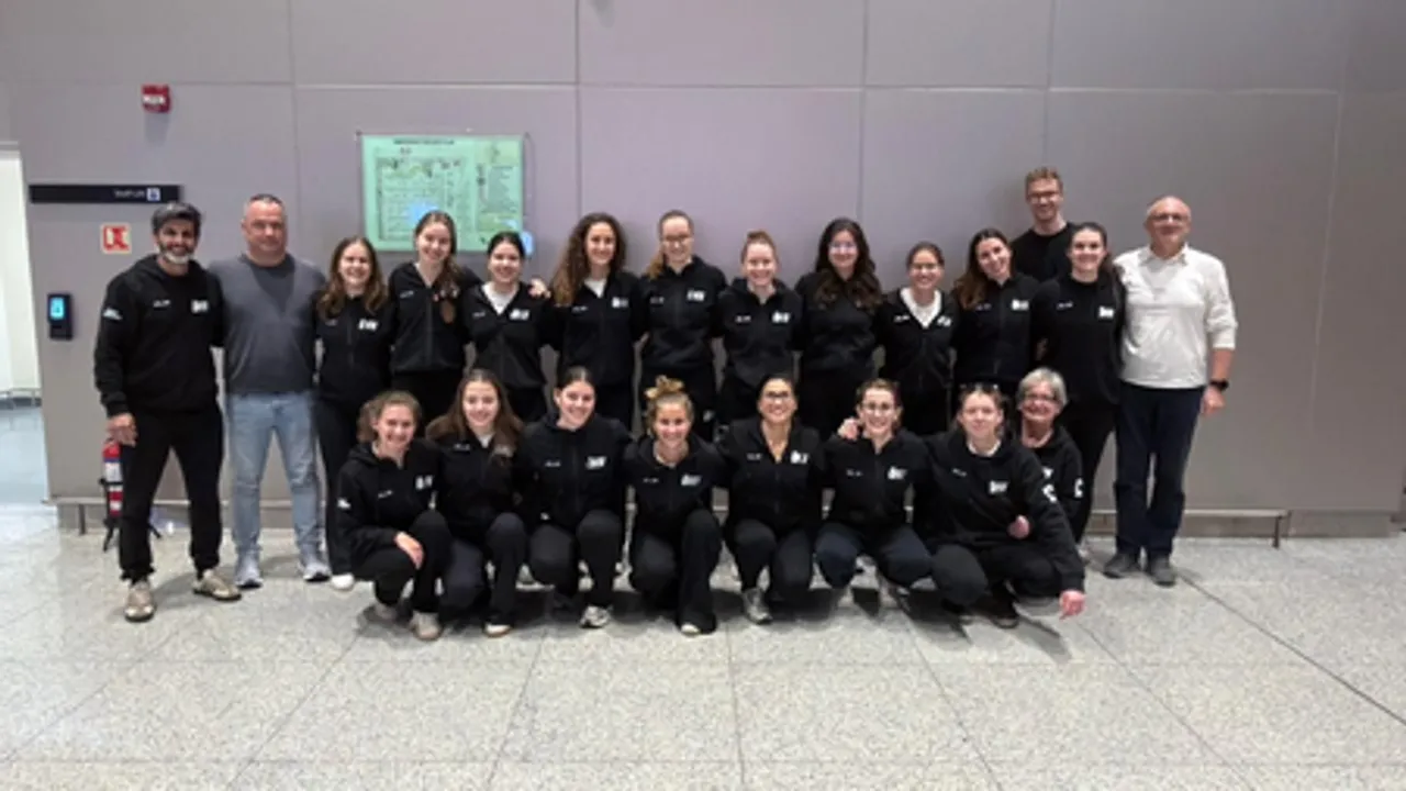 Austria Arrive in Hyderabad for FIH World Cup 2026 Qualifiers Hyderabad, Telangana (Credit: Hockey India)