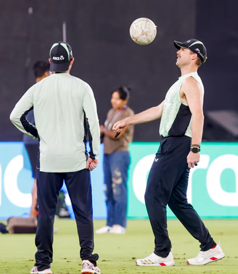 Ahmedabad: New Zealand Team Practices Ahead of T20 World Cup Final