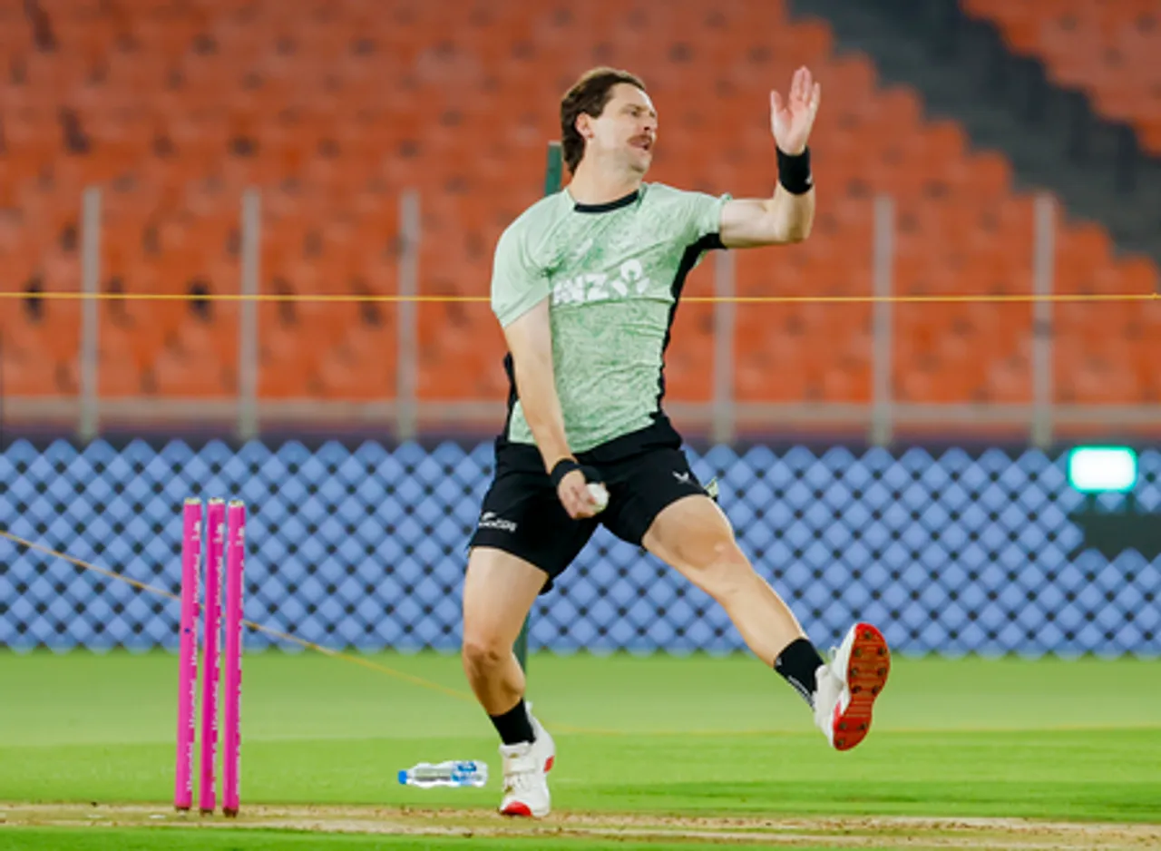 Ahmedabad: New Zealand Team Practices Ahead of T20 World Cup Final