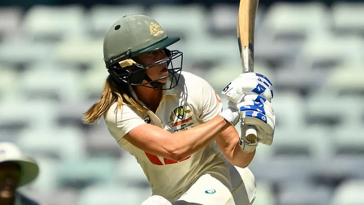 Pink-ball Test: It was just really nice to be out there, says Perry on becoming Australia’s highest Test run-scorer (Credit: Cricket.com.au)