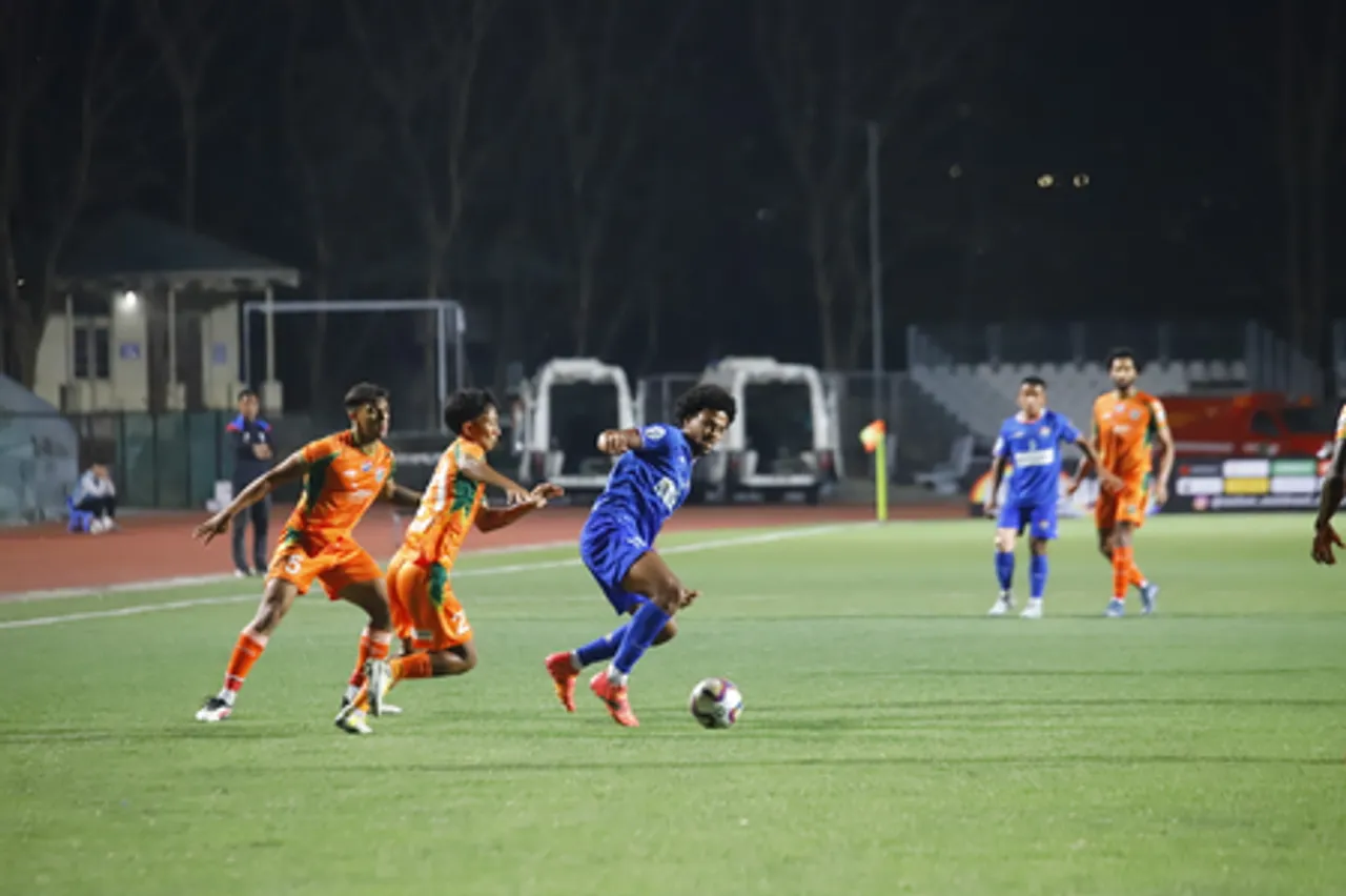 Lalruatsanga’s stoppage-time strike gives Chanmari FC three points against Sreenidi Deccan in the Indian Football League (IFL) 2025-26 at the Rajiv Gandhi Stadium in Aizawl on Saturday, Photo credit: AIFF