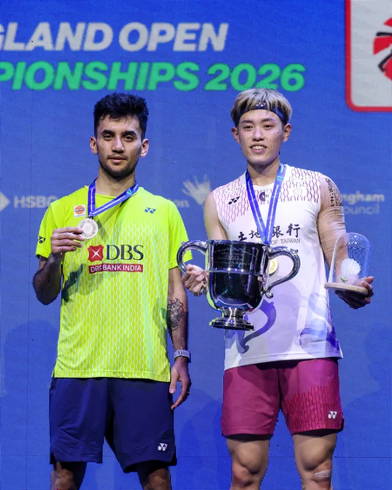 Lakshya Sen falls to Lin Chun-Yi in the All England Open 2026 final, ends up runner-up once again in the prestigious badminton event that ends in Birmingham on Sunday. Mandatory photo credit: Badminton Photo/BWF