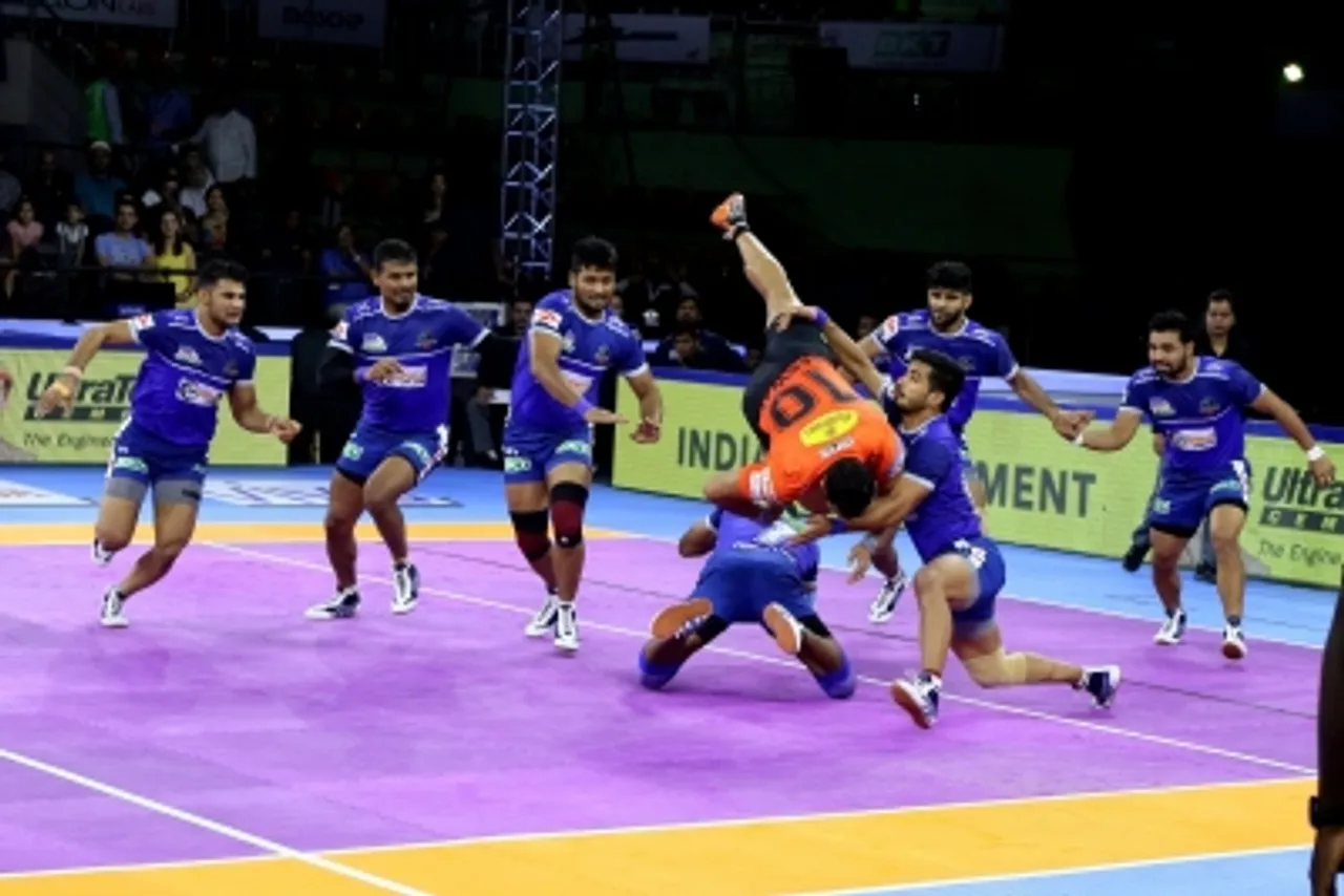 Aug 2019,Chennai,Pro Kabaddi Season 7,Pro Kabaddi,Kabaddi, U Mumba, Haryana Steelers,U Mumba Vs Haryana Steelers