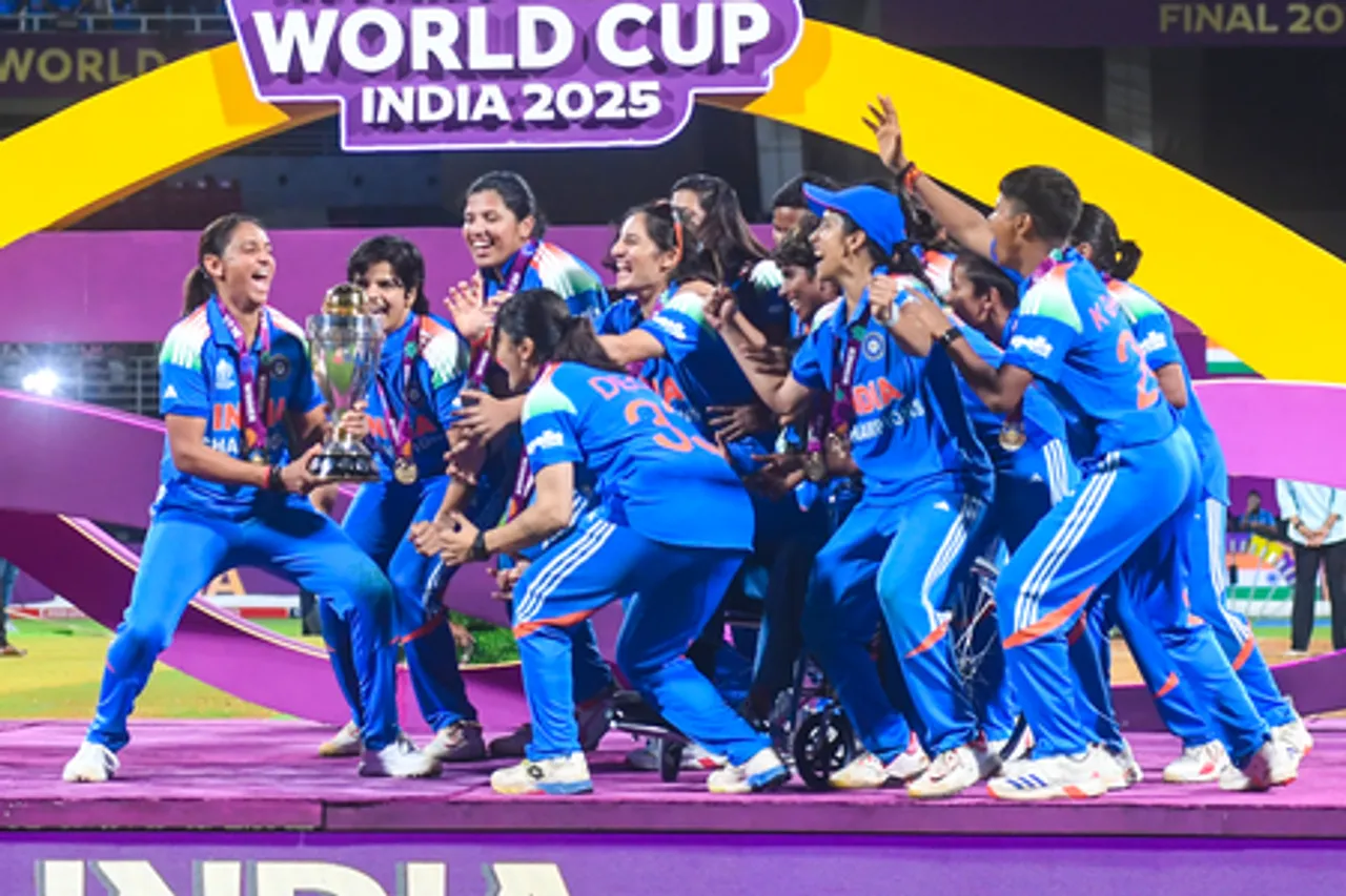 Navi Mumbai: Team India celebrates ICC Women’s World Cup 2025 triumph