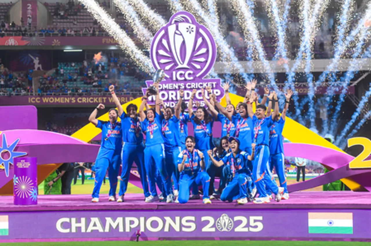 Navi Mumbai: Team India celebrates ICC Women’s World Cup 2025 triumph