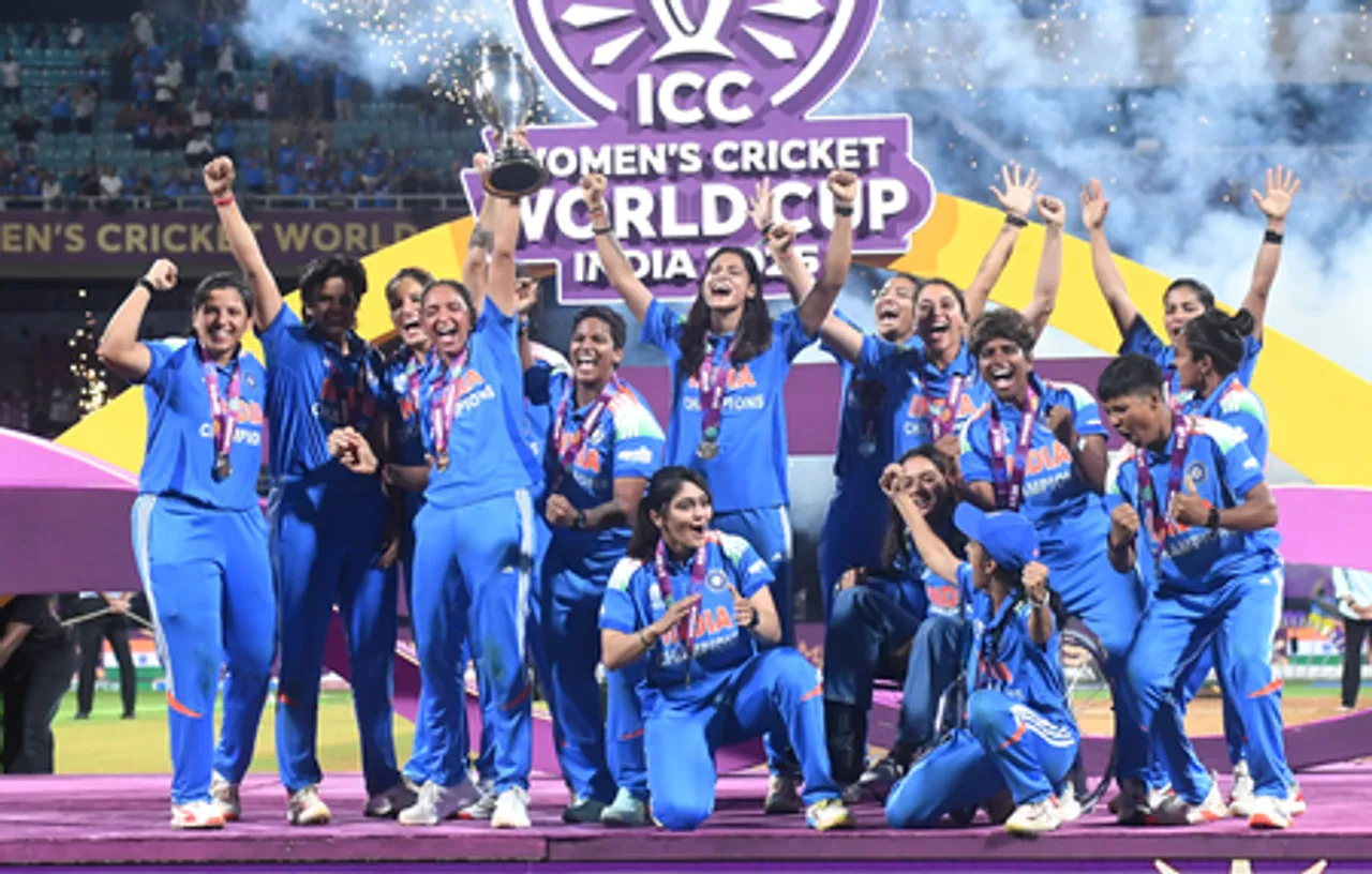 Navi Mumbai: Team India celebrates ICC Women’s World Cup 2025 triumph