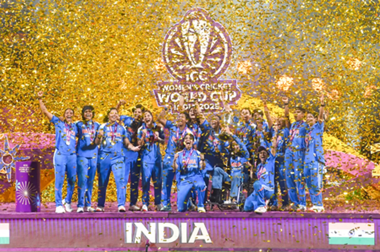 Navi Mumbai: Team India celebrates ICC Women’s World Cup 2025 triumph