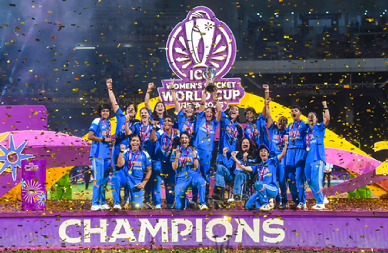 Navi Mumbai: Team India celebrates ICC Women’s World Cup 2025 triumph