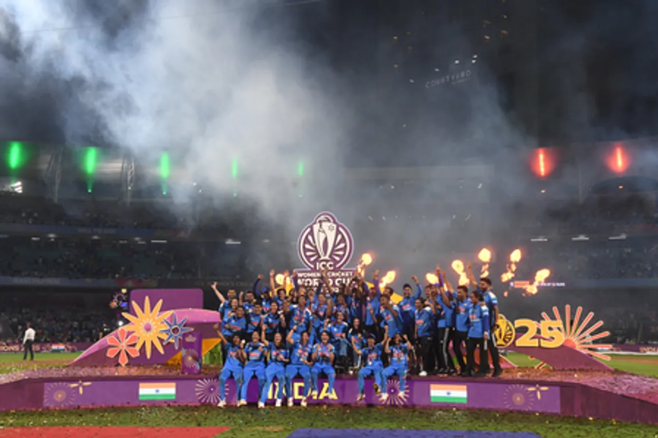 Navi Mumbai: Team India celebrates ICC Women’s World Cup 2025 triumph