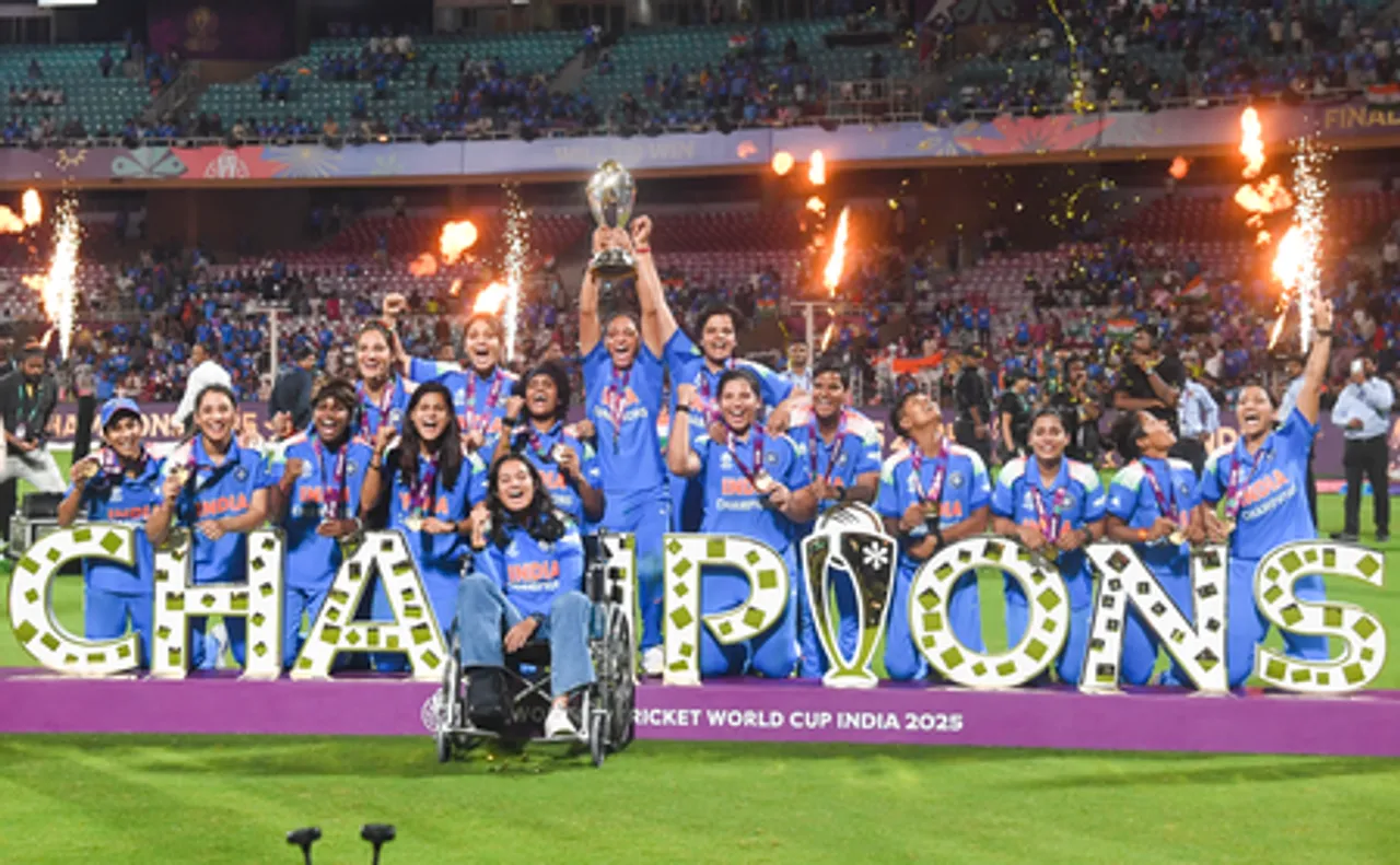 Navi Mumbai: Team India celebrates ICC Women’s World Cup 2025 triumph