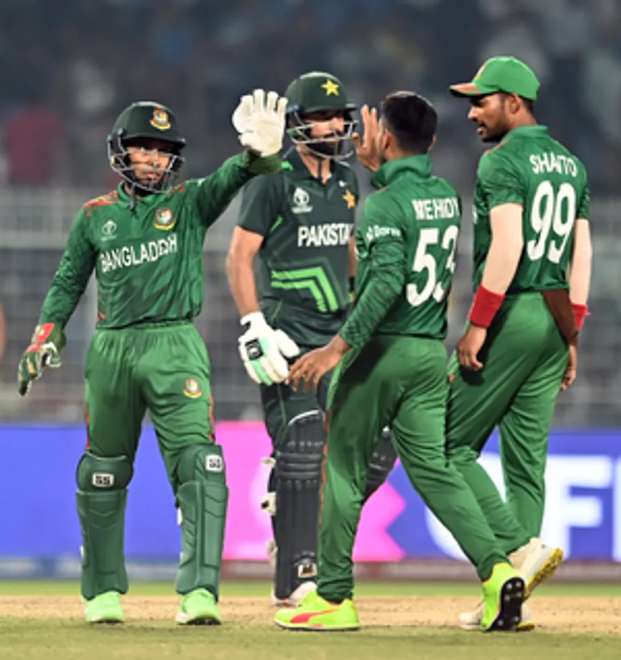 Kolkata: ICC Men's Cricket World Cup 2023 match between Bangladesh and Pakistan