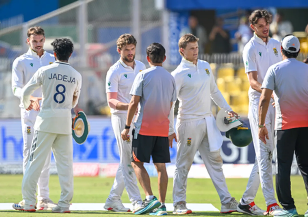 Guwahati: Day 5 of the Second Test Match Between India and South Africa