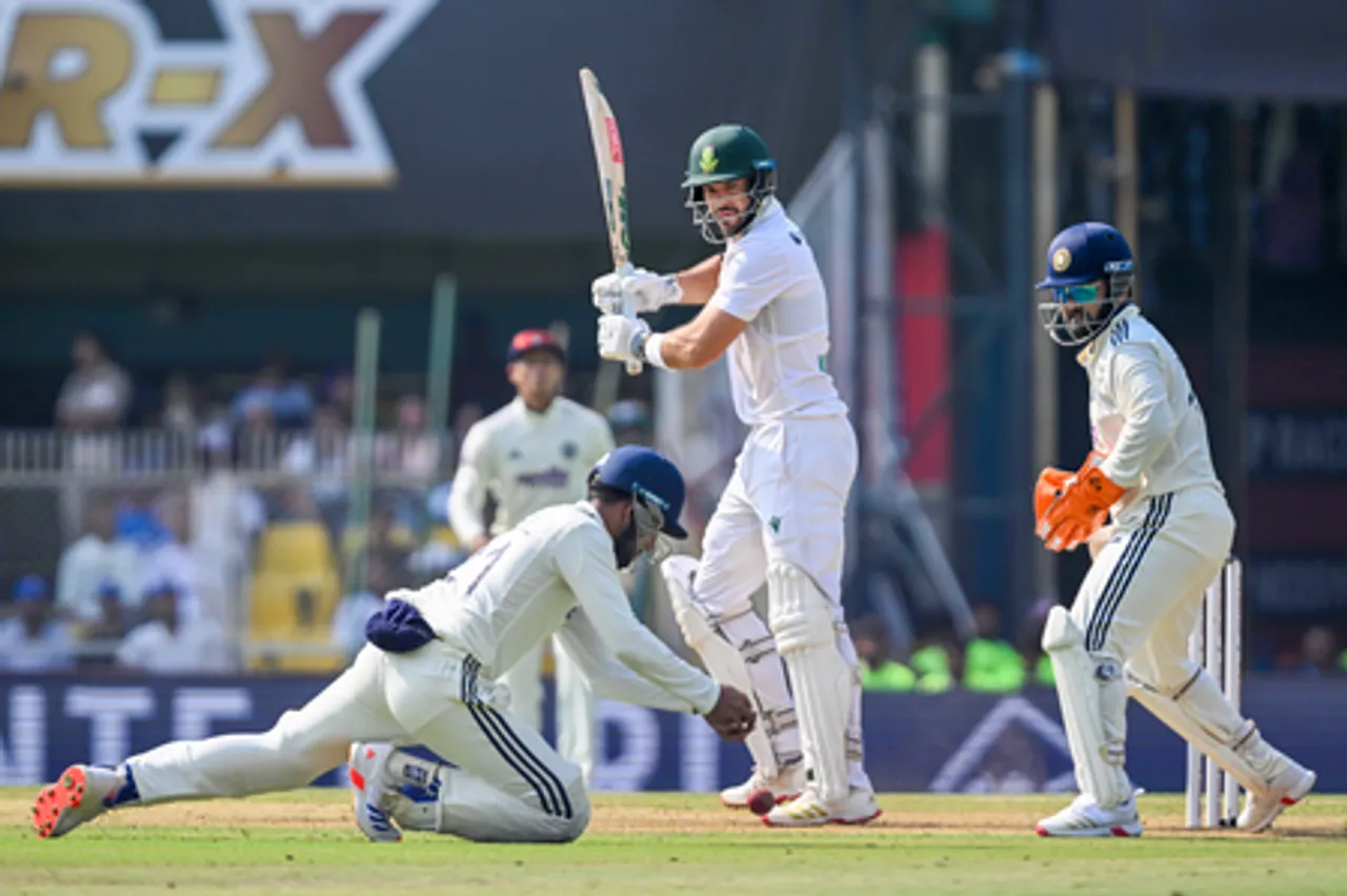 Guwahati: Day 1 of the Second Test Match Between India and South Africa