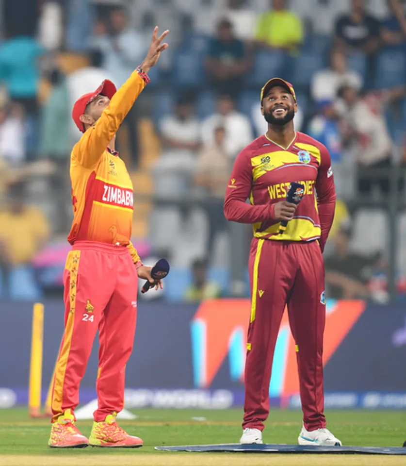 Mumbai: ICC Men's T20 World Cup 2026- Zimbabwe vs  West Indies