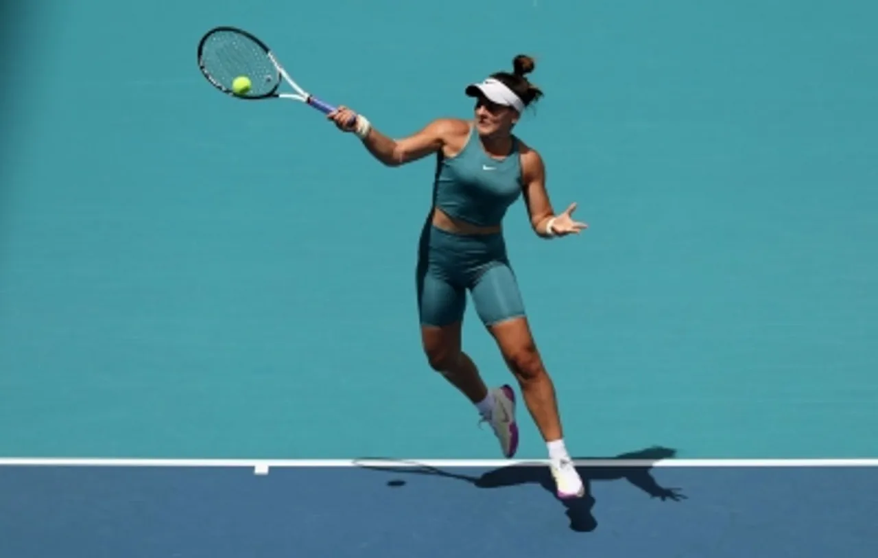 Miami Open: Andreescu battles past Raducanu in opener