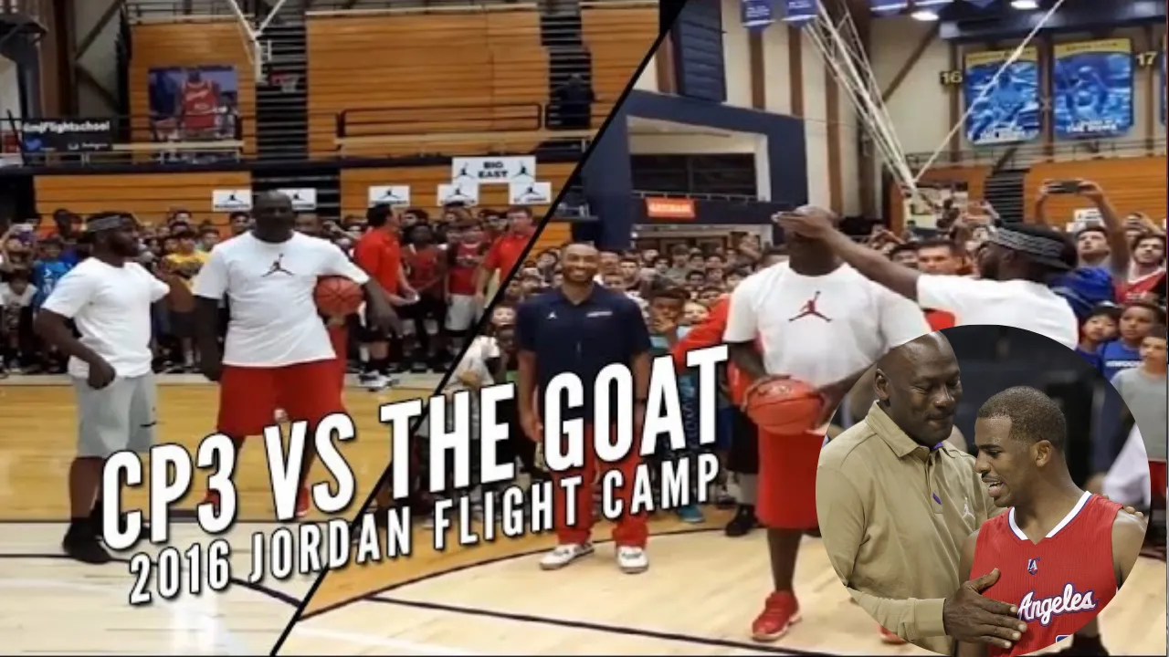 WATCH: Throwback to Chris Paul winning his bet with Michael Jordan's help against entire camp