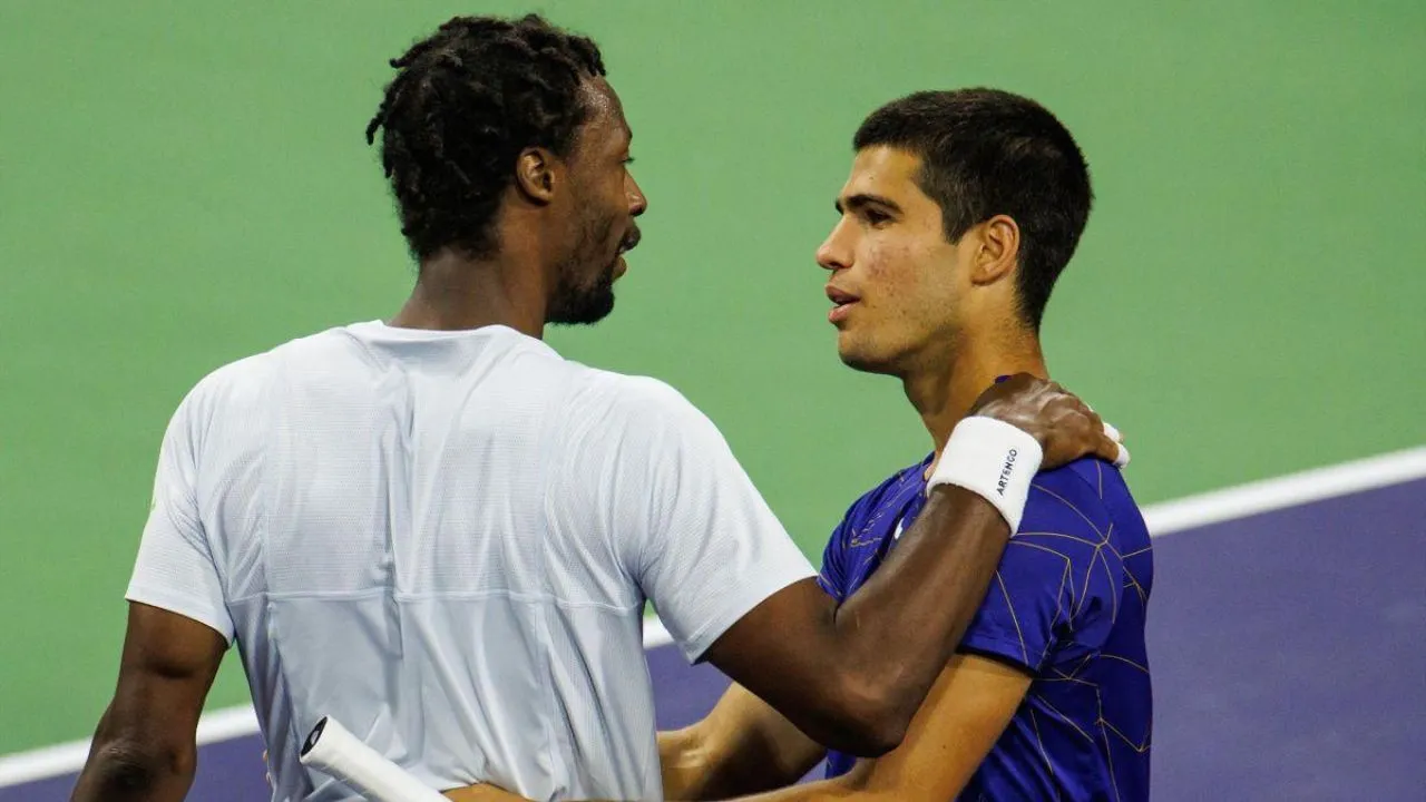 Gael Monfils & Carlos Alcaraz (Source: X)