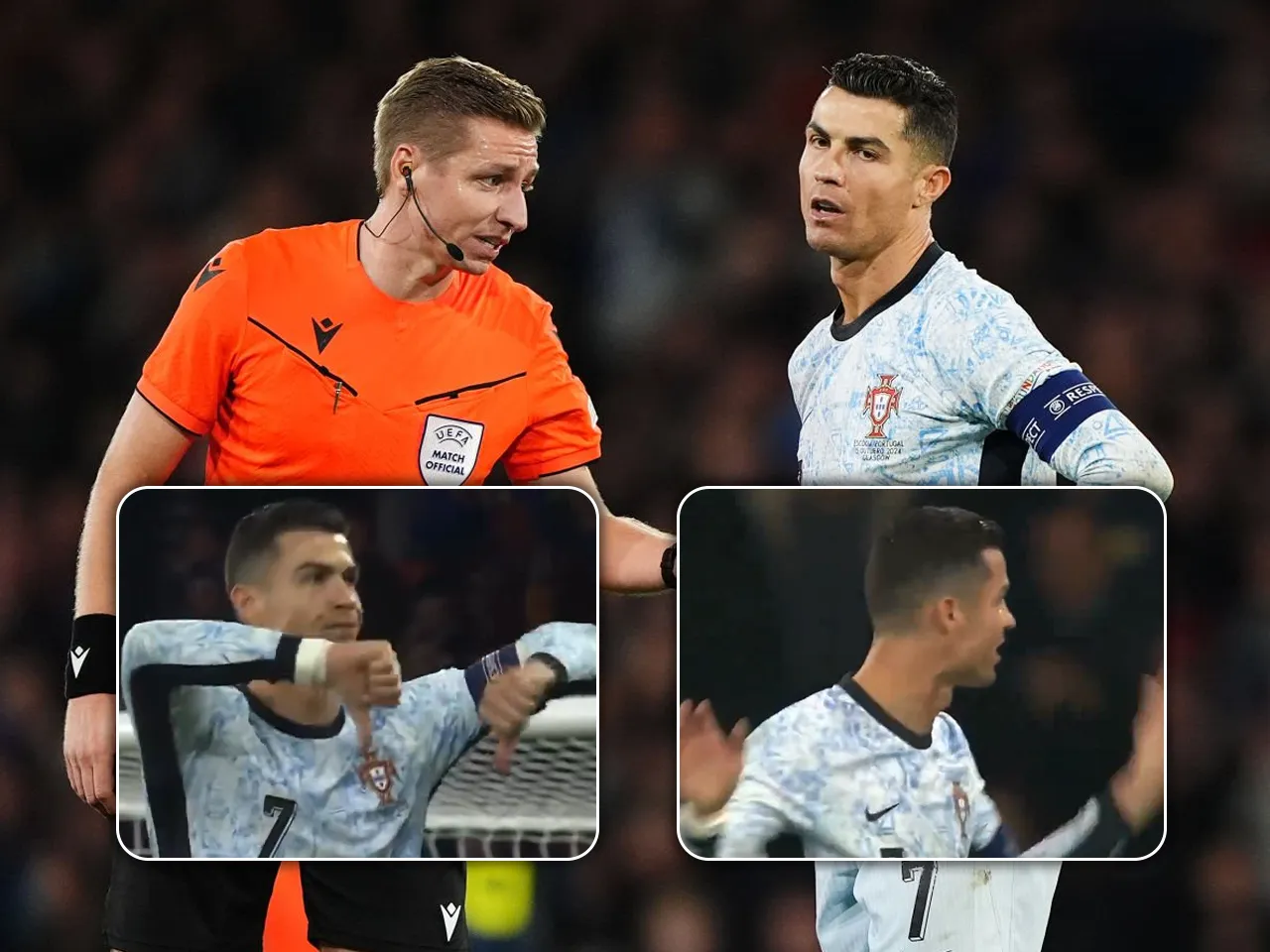 Ronaldo Portugal referee