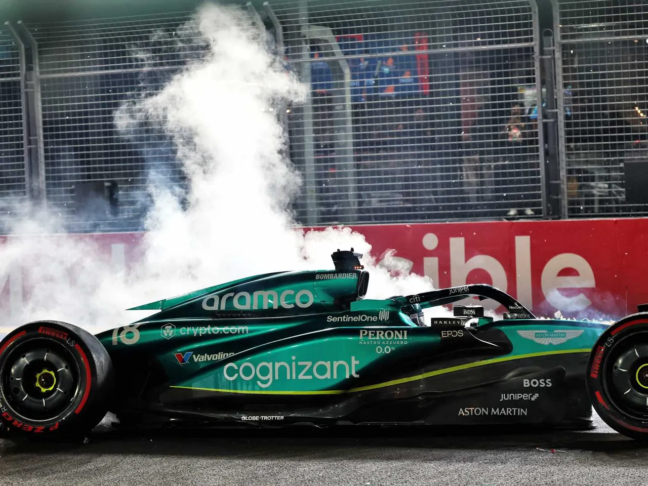 Lance Stroll's Aston Martin