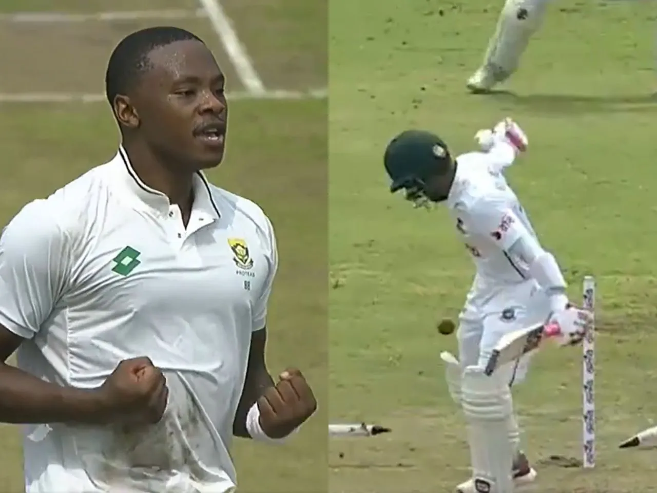 Kagiso Rabada and Mushfiqur Rahim (Source: X)