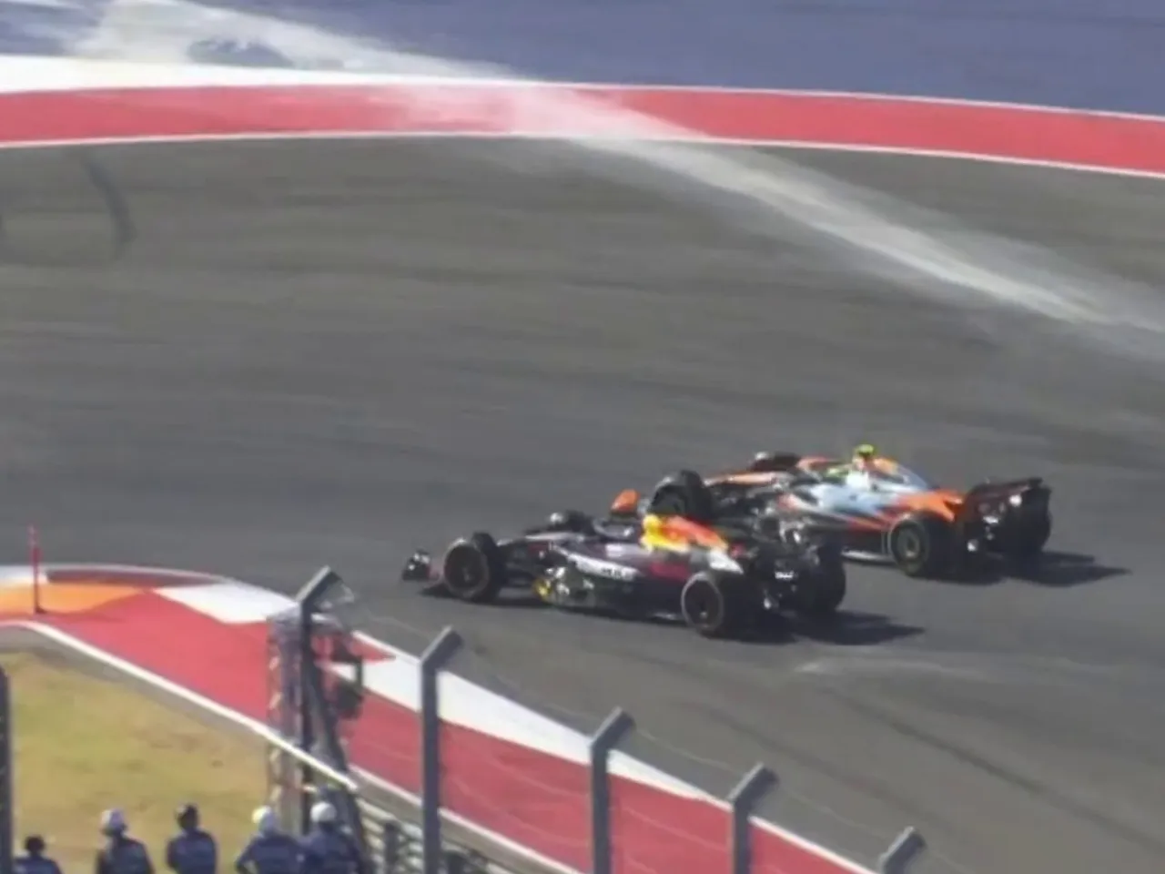 Lando Norris' controversial overtake on Max Verstappen